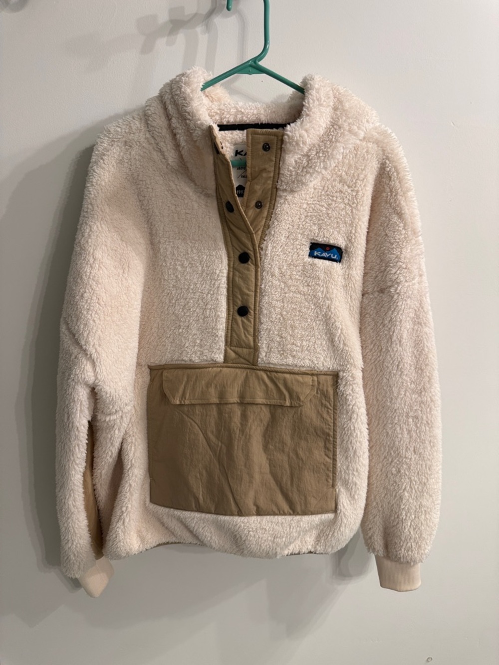 WOMEN'S KAVU | MOON RIDGE PULLOVER HOODIE | CHALK